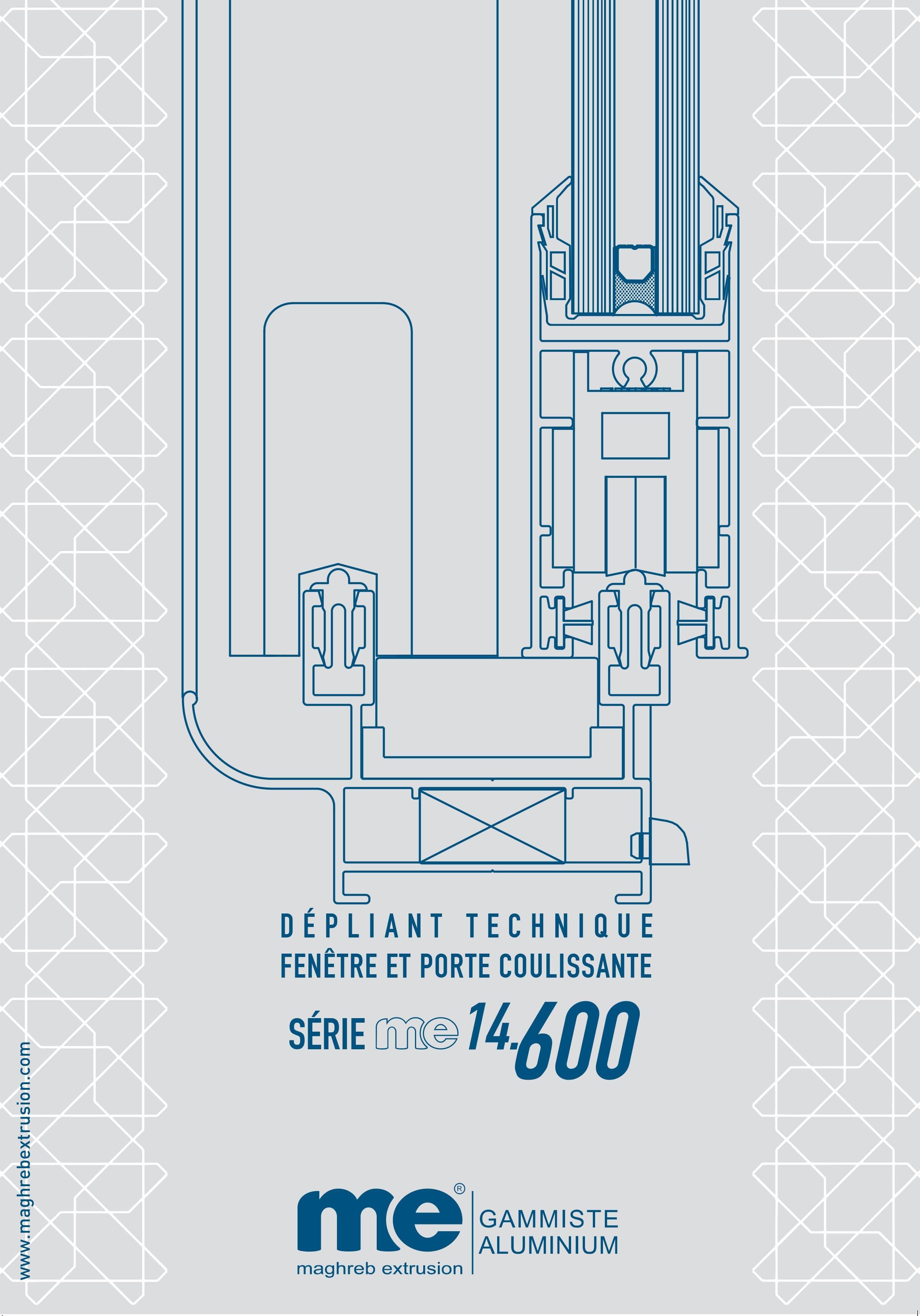 Porte fenêtre et fenêtre coulissante série 14600